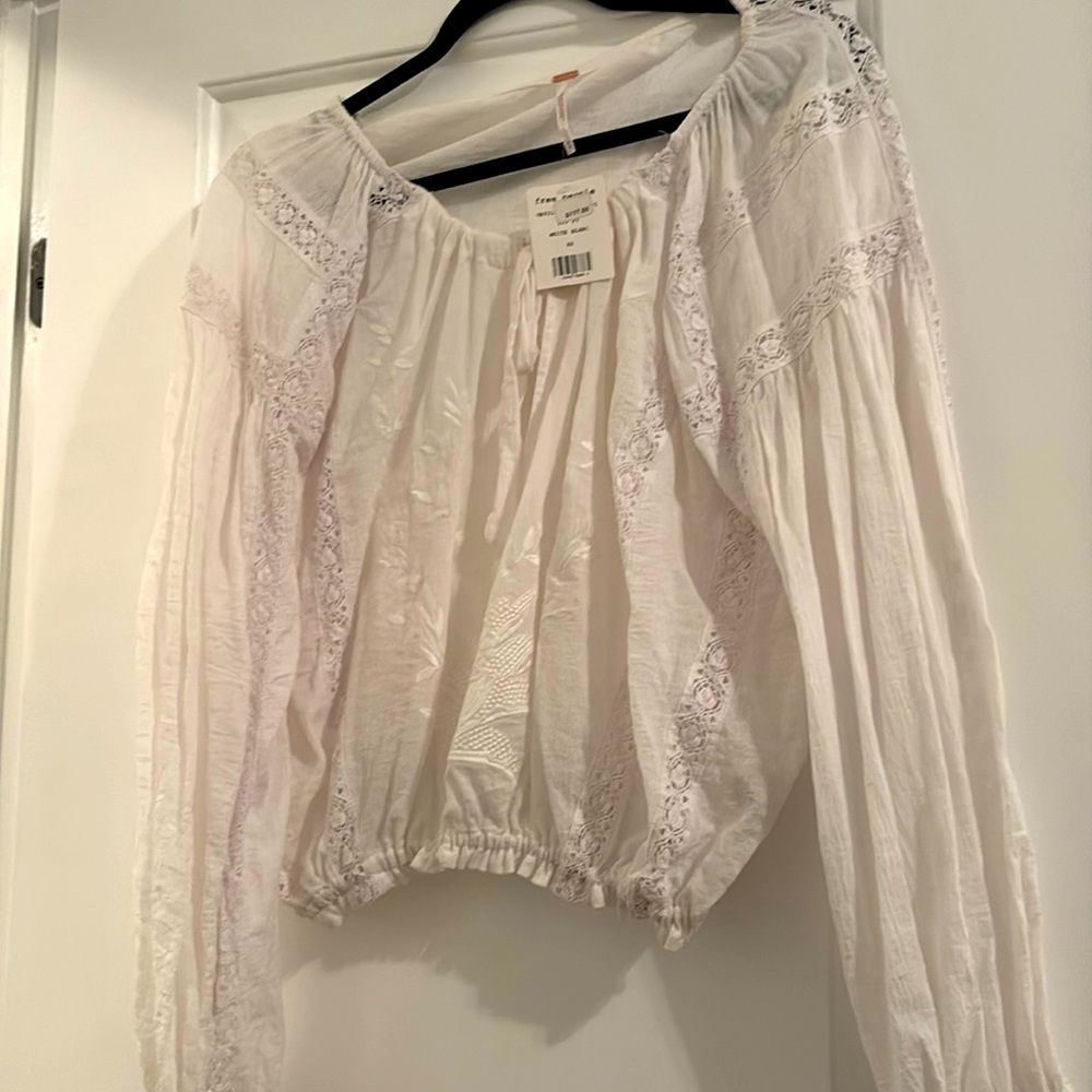 Free people, Lacey peasant top